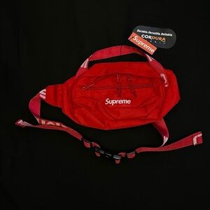 Supreme Red Cordura Waist Bag / Belt Bag